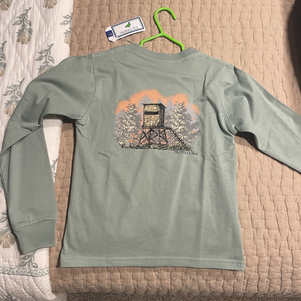 Boys properly tied long sleeve tshirt